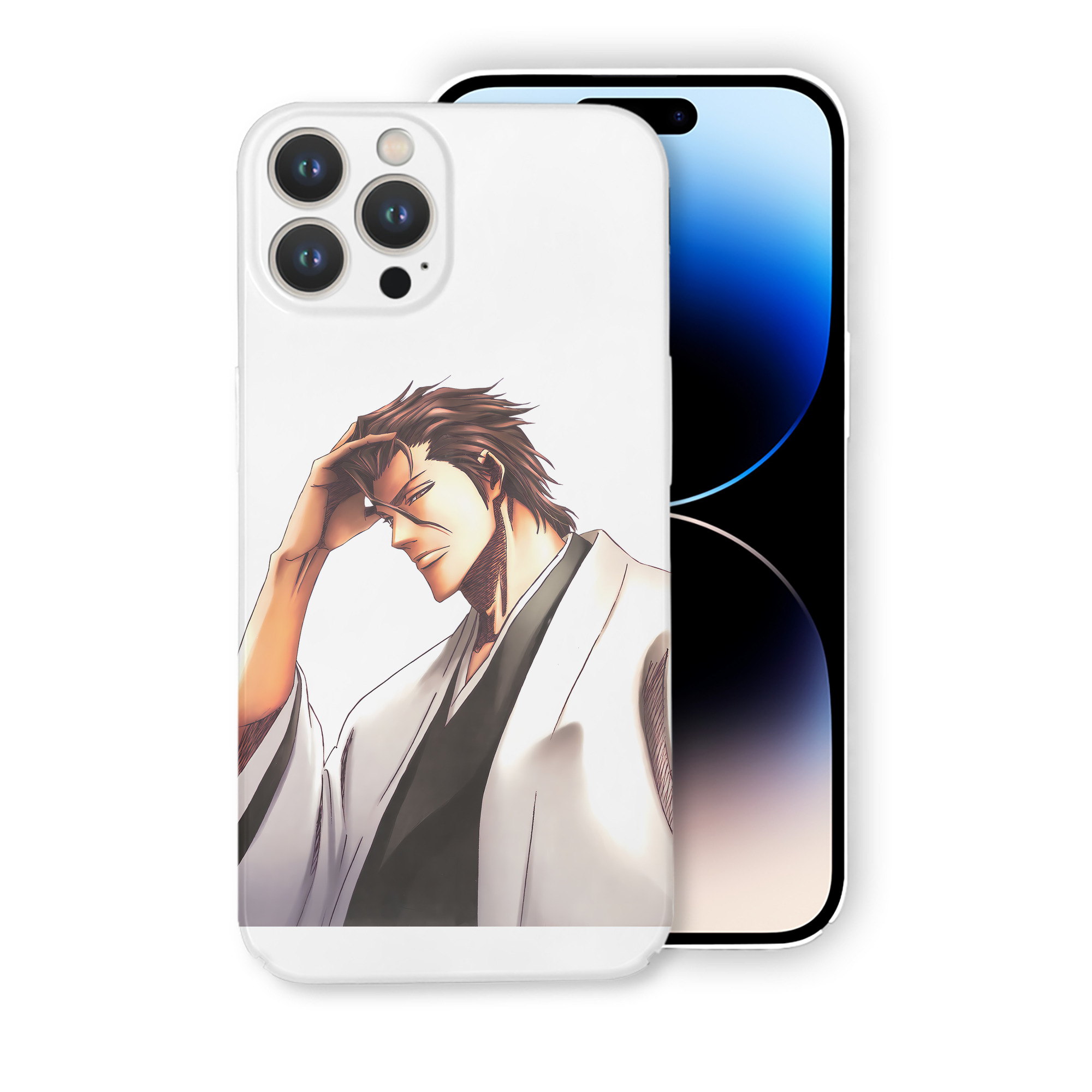 （画像用） ブリーチ 藍染 惣右介（あいぜん そうすけ） BLEACH Aizen Sousuke 【iPhone 14シリーズ対応】ハードケース
